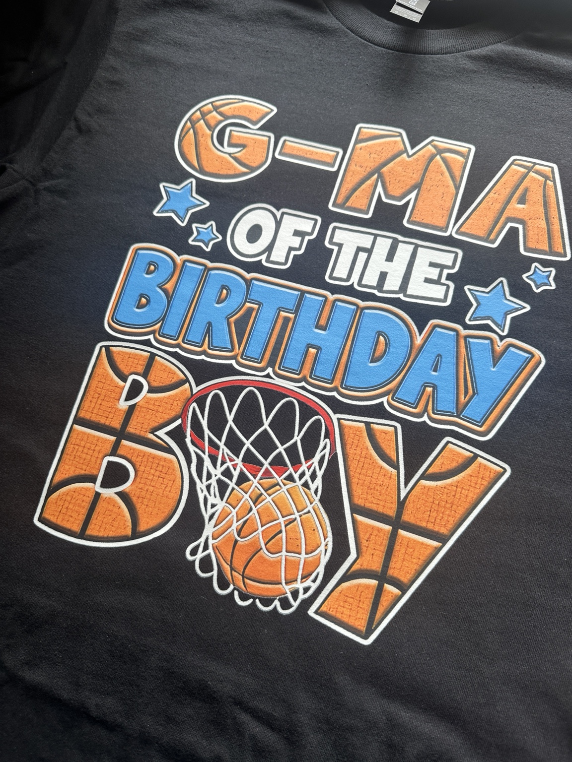 Basketball birthday shirt